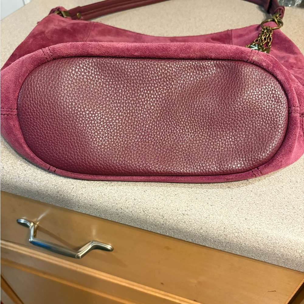 Purple Suede “The Sak” Shoulder Bag - Picture 8 of 8